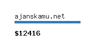 ajanskamu.net Website value calculator