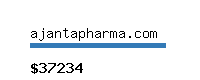 ajantapharma.com Website value calculator