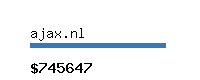 ajax.nl Website value calculator