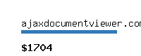 ajaxdocumentviewer.com Website value calculator