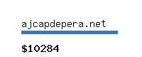 ajcapdepera.net Website value calculator