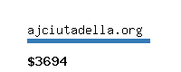 ajciutadella.org Website value calculator