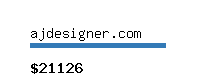 ajdesigner.com Website value calculator