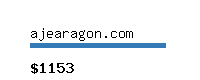 ajearagon.com Website value calculator