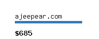 ajeepear.com Website value calculator