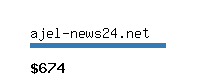 ajel-news24.net Website value calculator