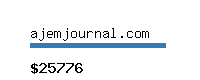 ajemjournal.com Website value calculator