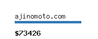 ajinomoto.com Website value calculator