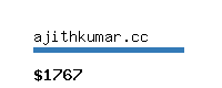 ajithkumar.cc Website value calculator