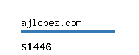 ajlopez.com Website value calculator