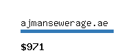 ajmansewerage.ae Website value calculator