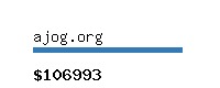 ajog.org Website value calculator