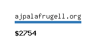 ajpalafrugell.org Website value calculator