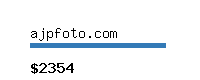 ajpfoto.com Website value calculator