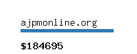 ajpmonline.org Website value calculator