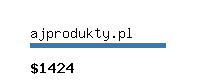 ajprodukty.pl Website value calculator