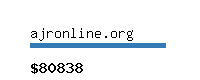 ajronline.org Website value calculator