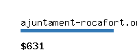 ajuntament-rocafort.org Website value calculator