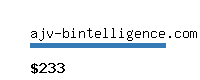 ajv-bintelligence.com Website value calculator