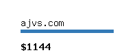 ajvs.com Website value calculator