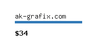 ak-grafix.com Website value calculator