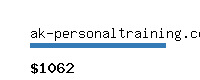 ak-personaltraining.com Website value calculator