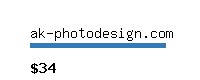 ak-photodesign.com Website value calculator