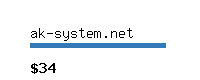 ak-system.net Website value calculator