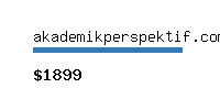 akademikperspektif.com Website value calculator