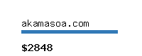 akamasoa.com Website value calculator