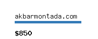 akbarmontada.com Website value calculator