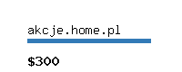 akcje.home.pl Website value calculator