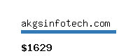 akgsinfotech.com Website value calculator