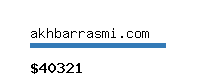 akhbarrasmi.com Website value calculator