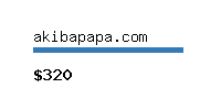 akibapapa.com Website value calculator