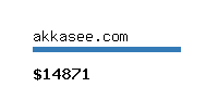 akkasee.com Website value calculator