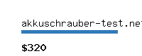 akkuschrauber-test.net Website value calculator