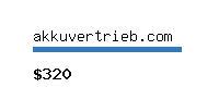 akkuvertrieb.com Website value calculator