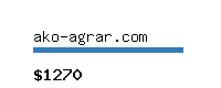 ako-agrar.com Website value calculator