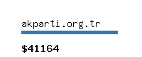 akparti.org.tr Website value calculator