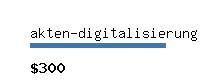 akten-digitalisierung.eu Website value calculator