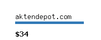 aktendepot.com Website value calculator