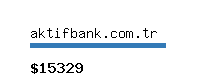 aktifbank.com.tr Website value calculator