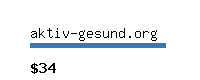 aktiv-gesund.org Website value calculator