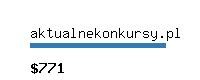 aktualnekonkursy.pl Website value calculator