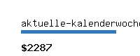 aktuelle-kalenderwoche.com Website value calculator