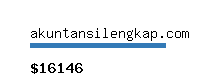 akuntansilengkap.com Website value calculator