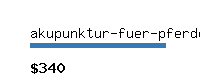 akupunktur-fuer-pferde.com Website value calculator