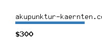 akupunktur-kaernten.com Website value calculator