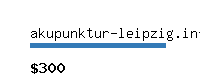 akupunktur-leipzig.info Website value calculator